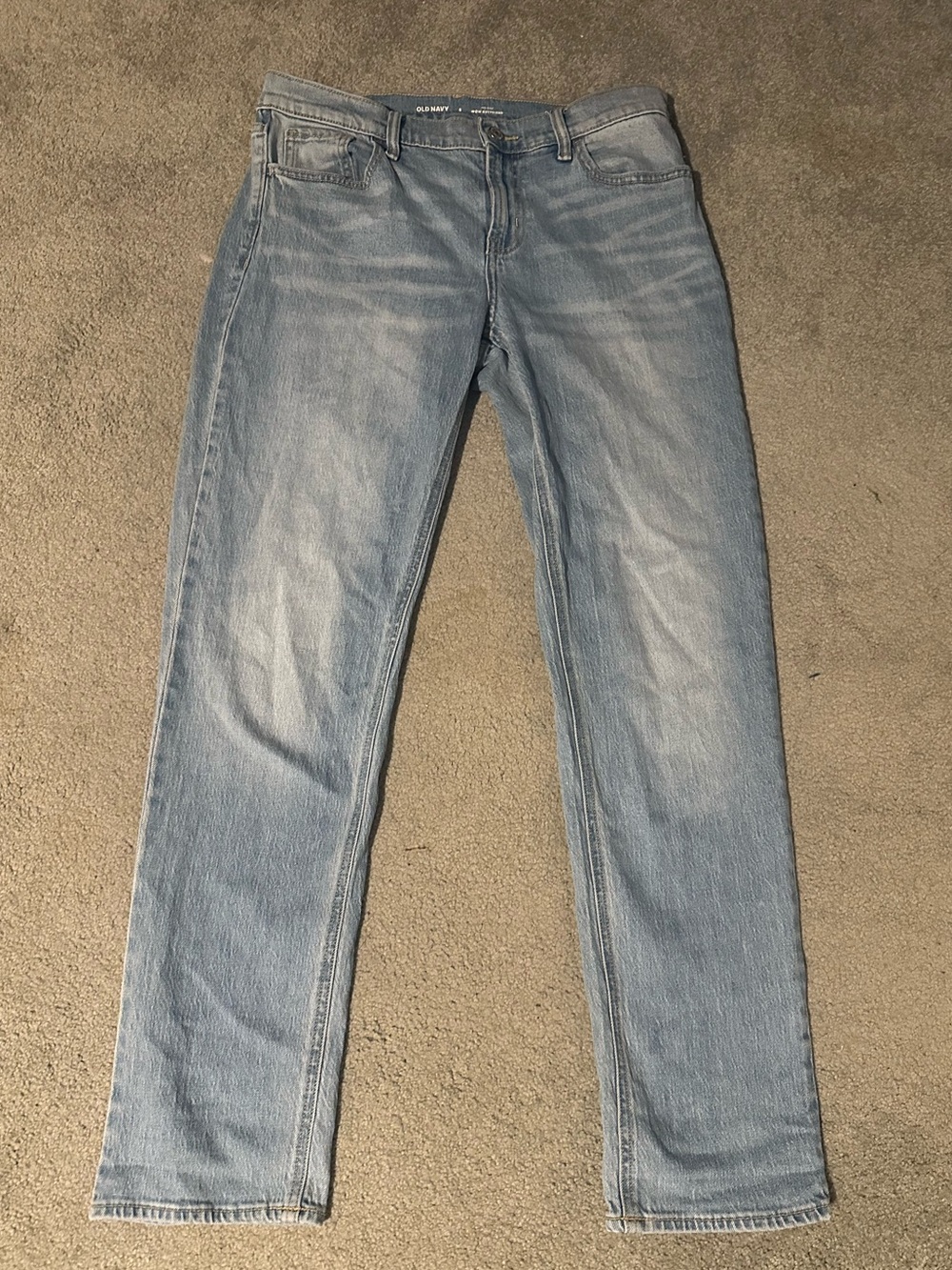 Old Navy Light Blue Mid-Rise WOW Boyfriend Jeans
